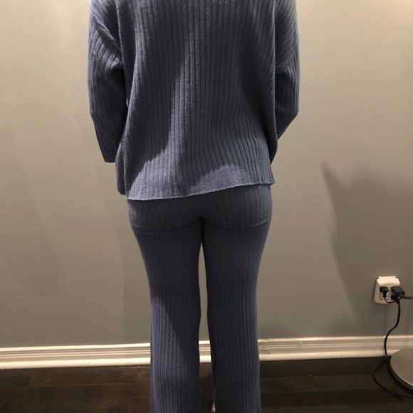 Nasty Gal Knit Long Sleeve Lounge Set, Size S - Picture 3 of 3